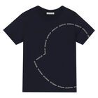 Boys Navy Logo T-Shirt, 1, hi-res