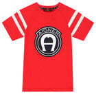 Boys Red Cotton Logo T-Shirt, 3, hi-res