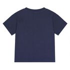 Younger Navy Blue Tiger Logo T-Shirt, 1, hi-res