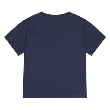 Younger Navy Blue Tiger Logo T-Shirt