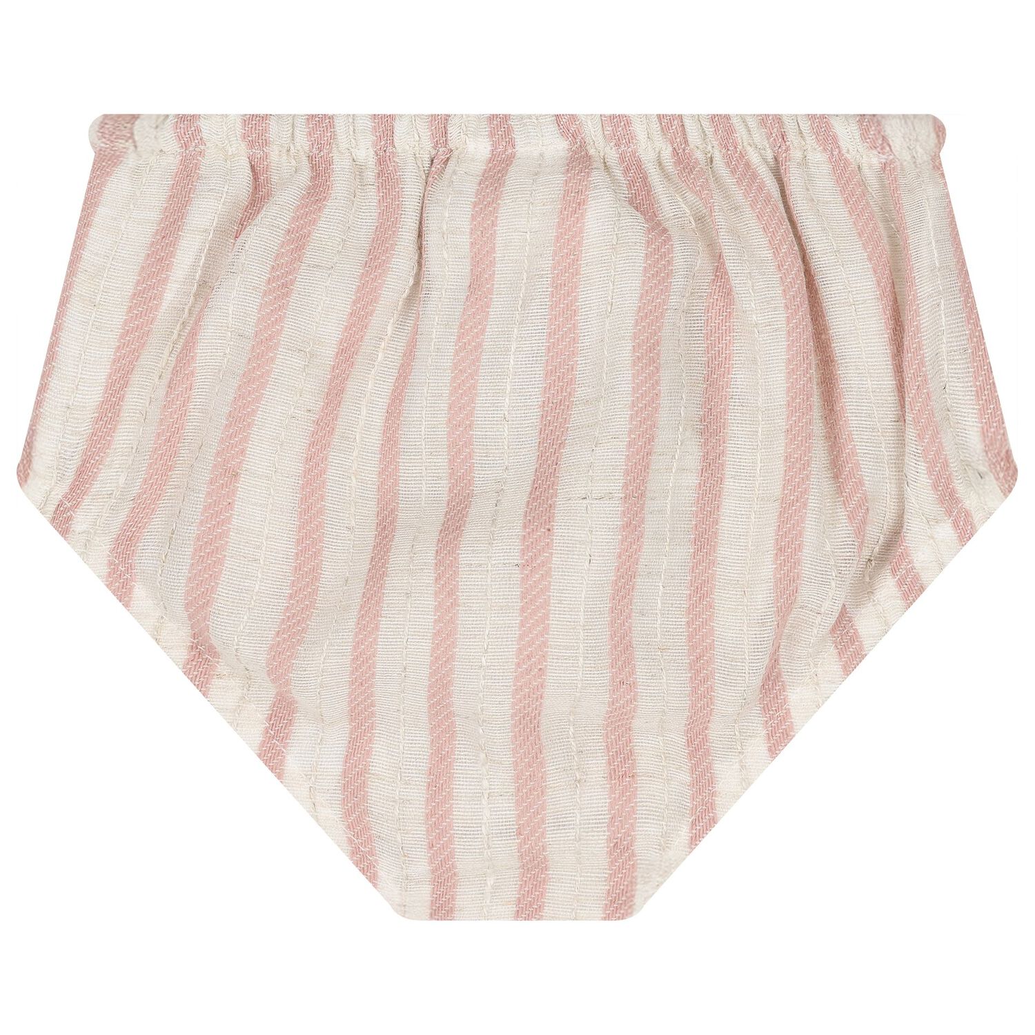 Baby Girls Pink, Beige & Gold Striped Dress Set, 1, hi-res