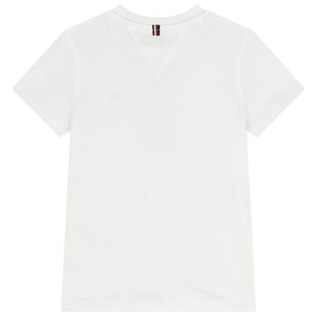 Boys White Logo T-Shirt