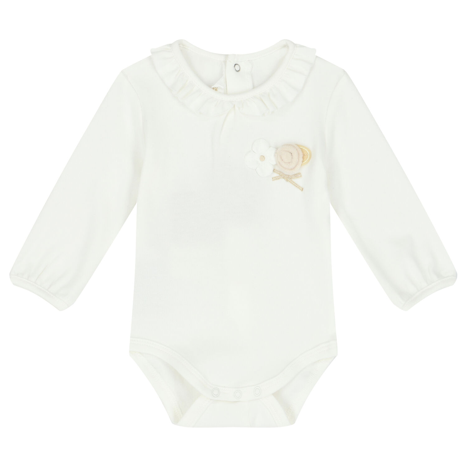 Baby Girls Ivory 3 Piece Bodysuit & Tutu Set, 1, hi-res