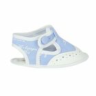 Blue & White Geo Map Pre Walker Shoes, 1, hi-res