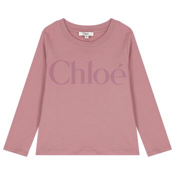 Girls Mini Me Pink Long Sleeve Top