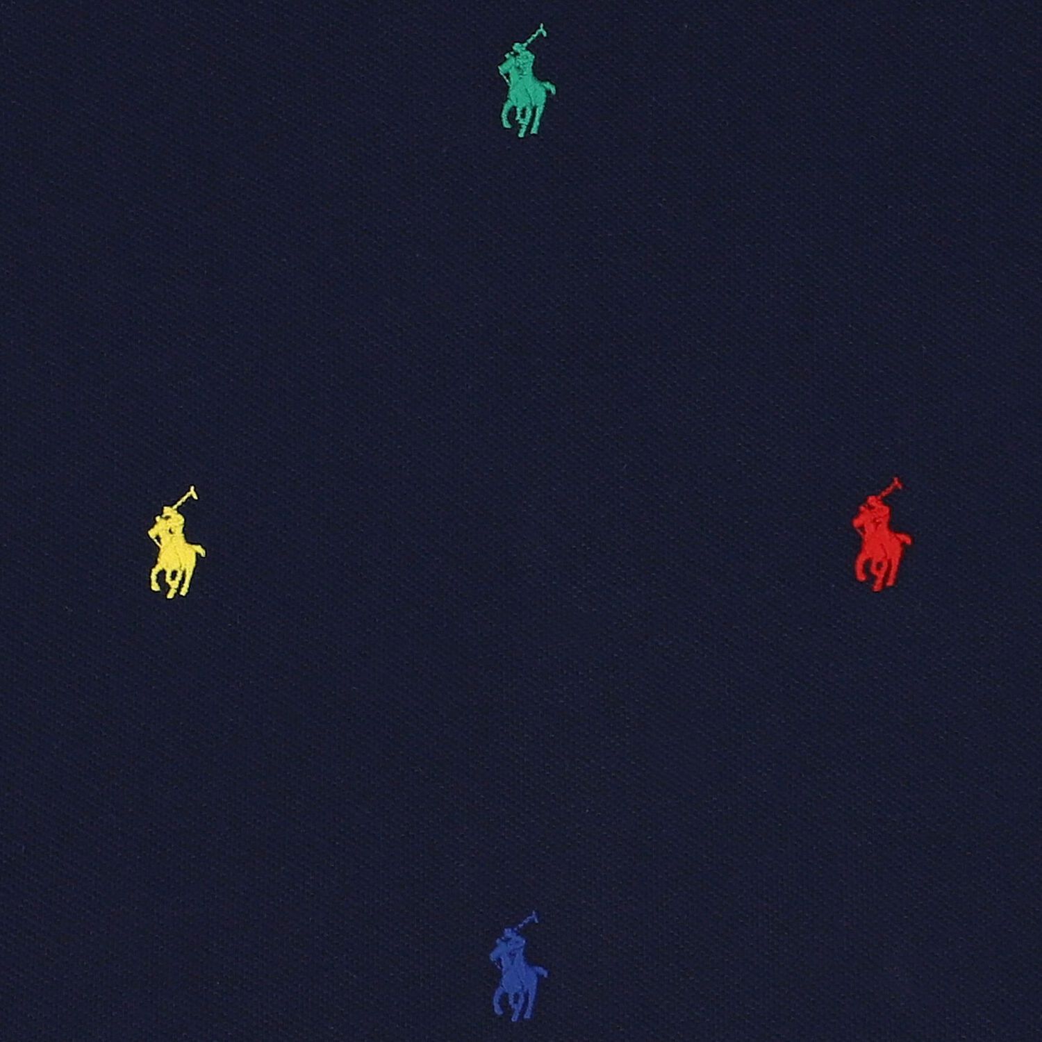 Boys Navy Blue Logo Polo Shirt, 1, hi-res