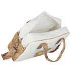 Ivory & Beige Geo Map Bear Baby Changing Bag, 1, hi-res