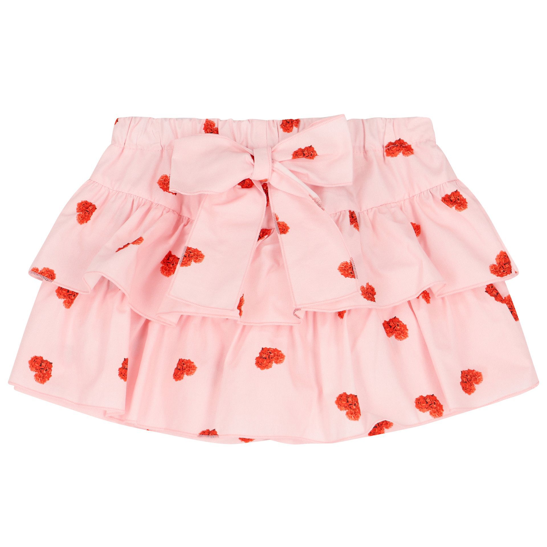 Pink heart skirt top