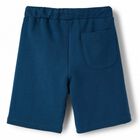 Boys Blue Bermuda Shorts, 1, hi-res