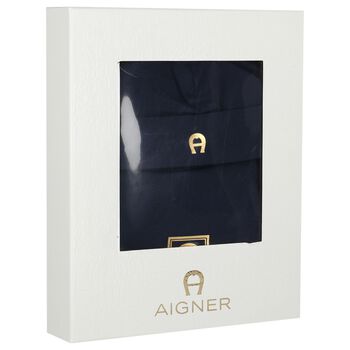 Baby Boys Navy Blue & Gold Babygrow Gift Set 
