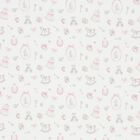 Baby Girls White & Pink Blanket, 1, hi-res