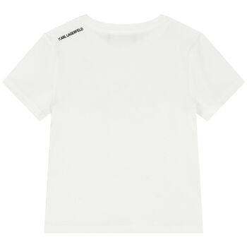 Boys White Logo T-Shirt