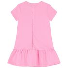 Younger Girls Pink Logo Bag Dress, 2, hi-res