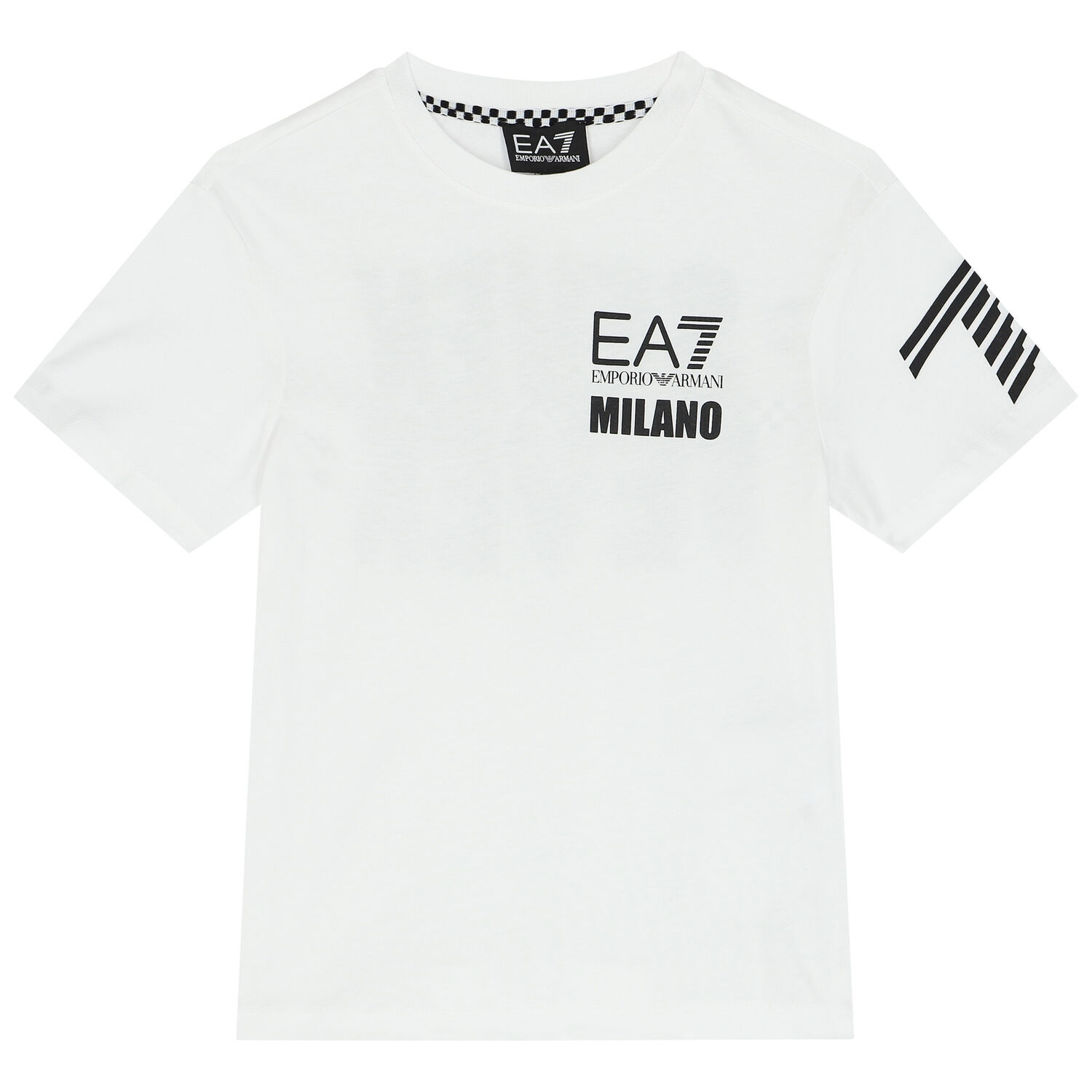 Boys White Logo T-Shirt, 2, hi-res