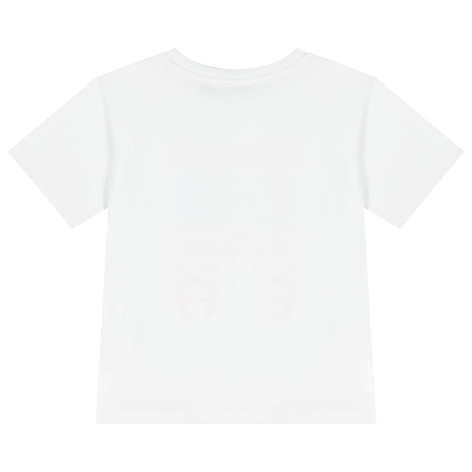 Girls White Logo T-Shirt, 1, hi-res