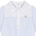 Baby Boys White & Blue Babygrow Gift Set, 1, hi-res