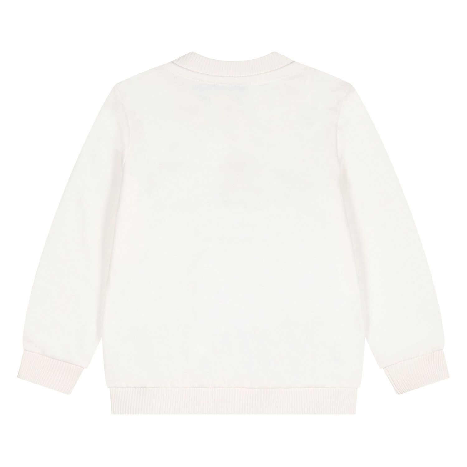Younger White Teddy Bear Logo Sweatshirt, 1, hi-res