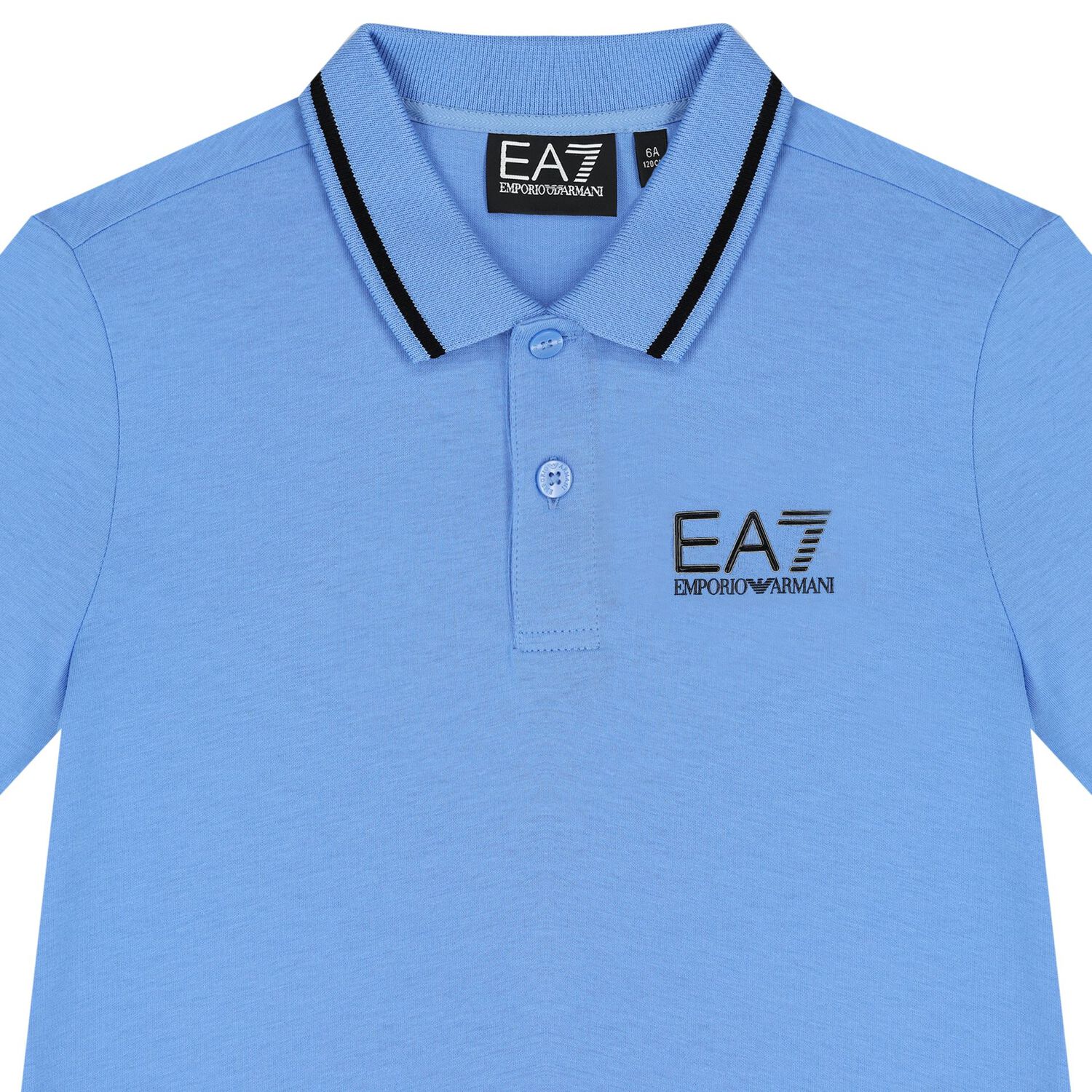 Boys Blue Logo Polo Shirt, 5, hi-res image number null