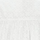 Girls White Logo Dress, 1, hi-res