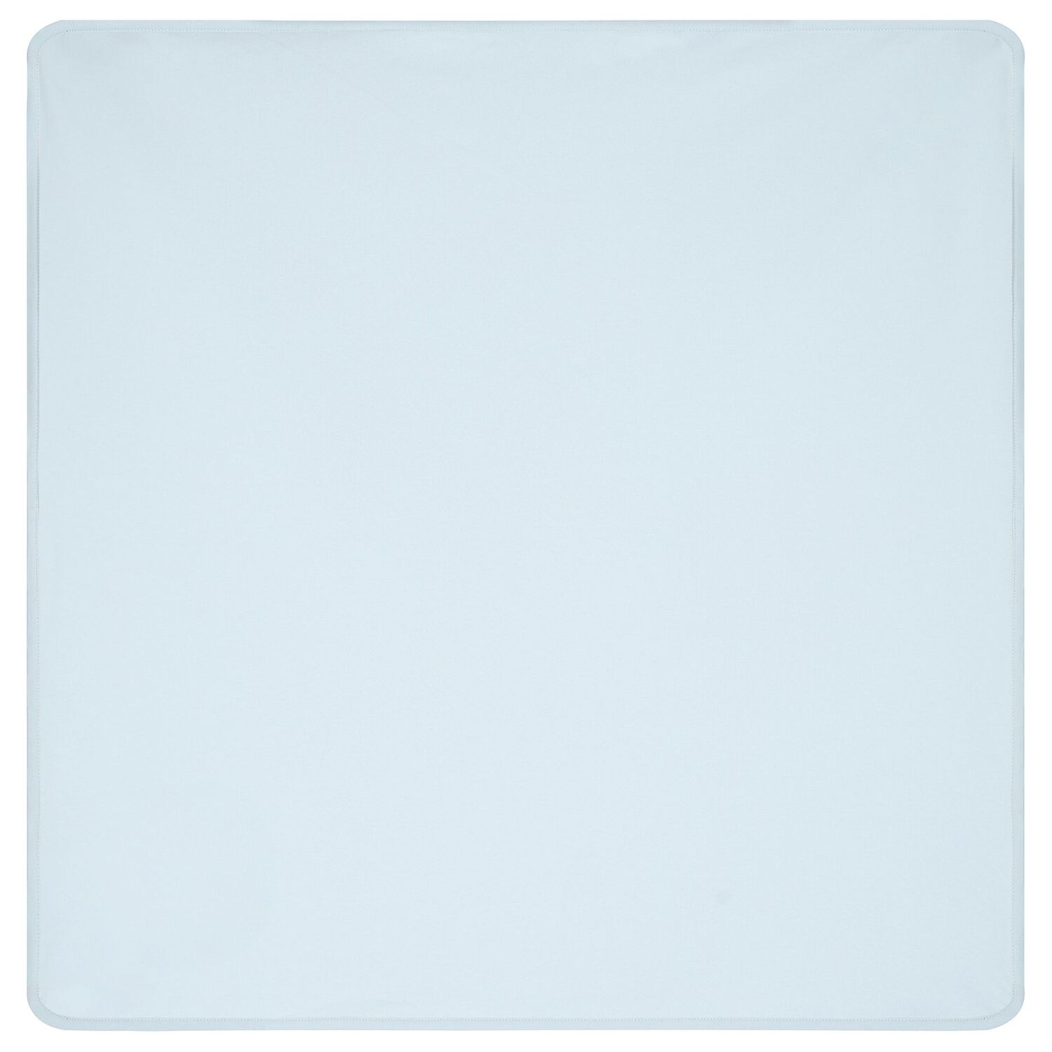 Baby Boys Ivory & Blue Logo Blanket, 2, hi-res