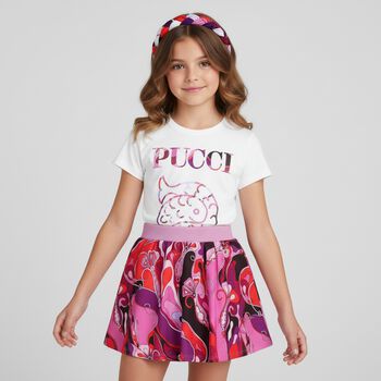 Girls Multi-Coloured Orchide Plaited Headband