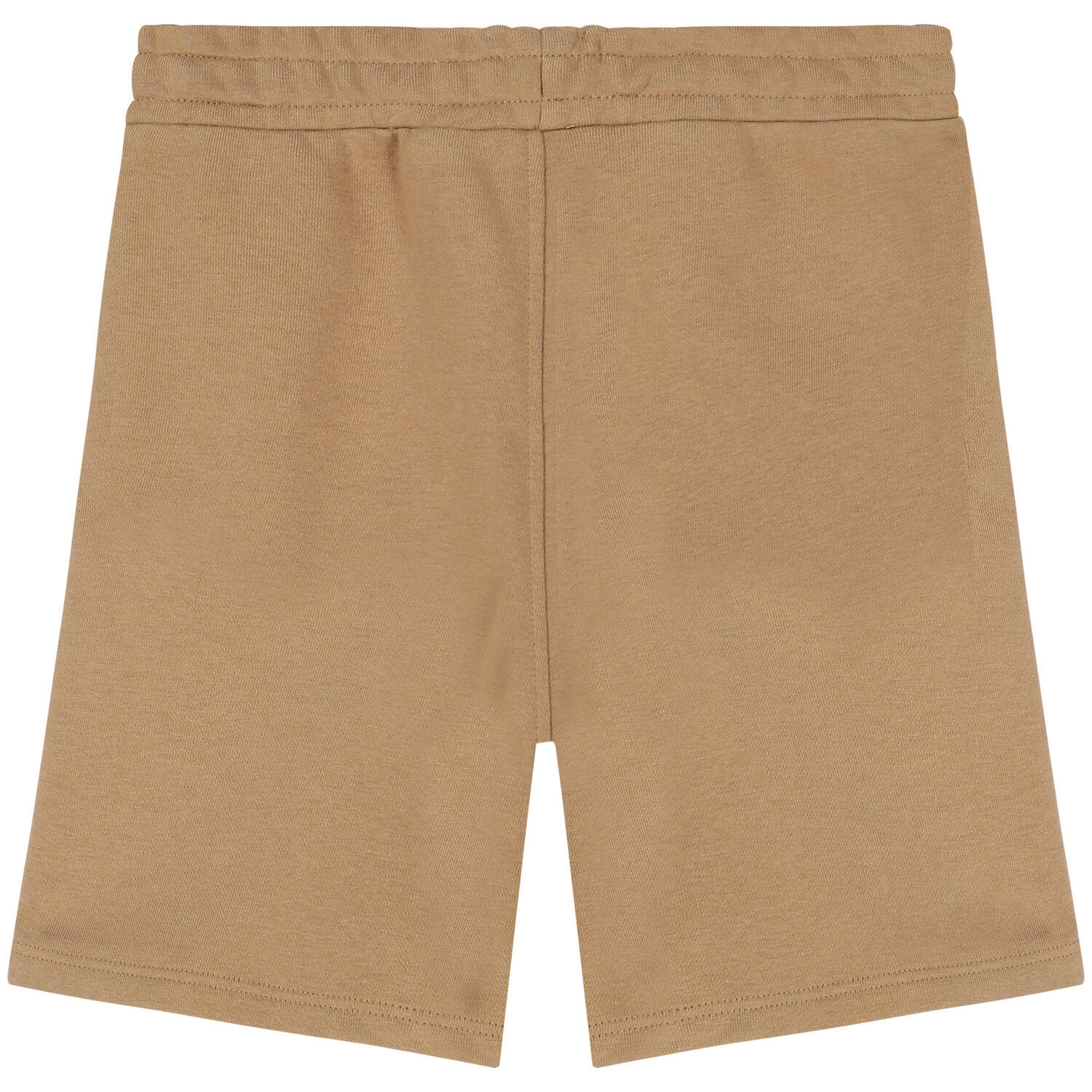 Boys Beige Logo Shorts, 3, hi-res