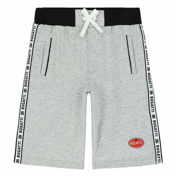 Boys Grey Logo Shorts