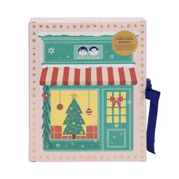 Girls Pink Hair Accessories Advent Calendar ( 27CM ) 