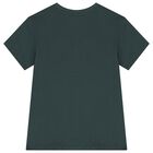 Boys Green Logo T-Shirt, 5, hi-res