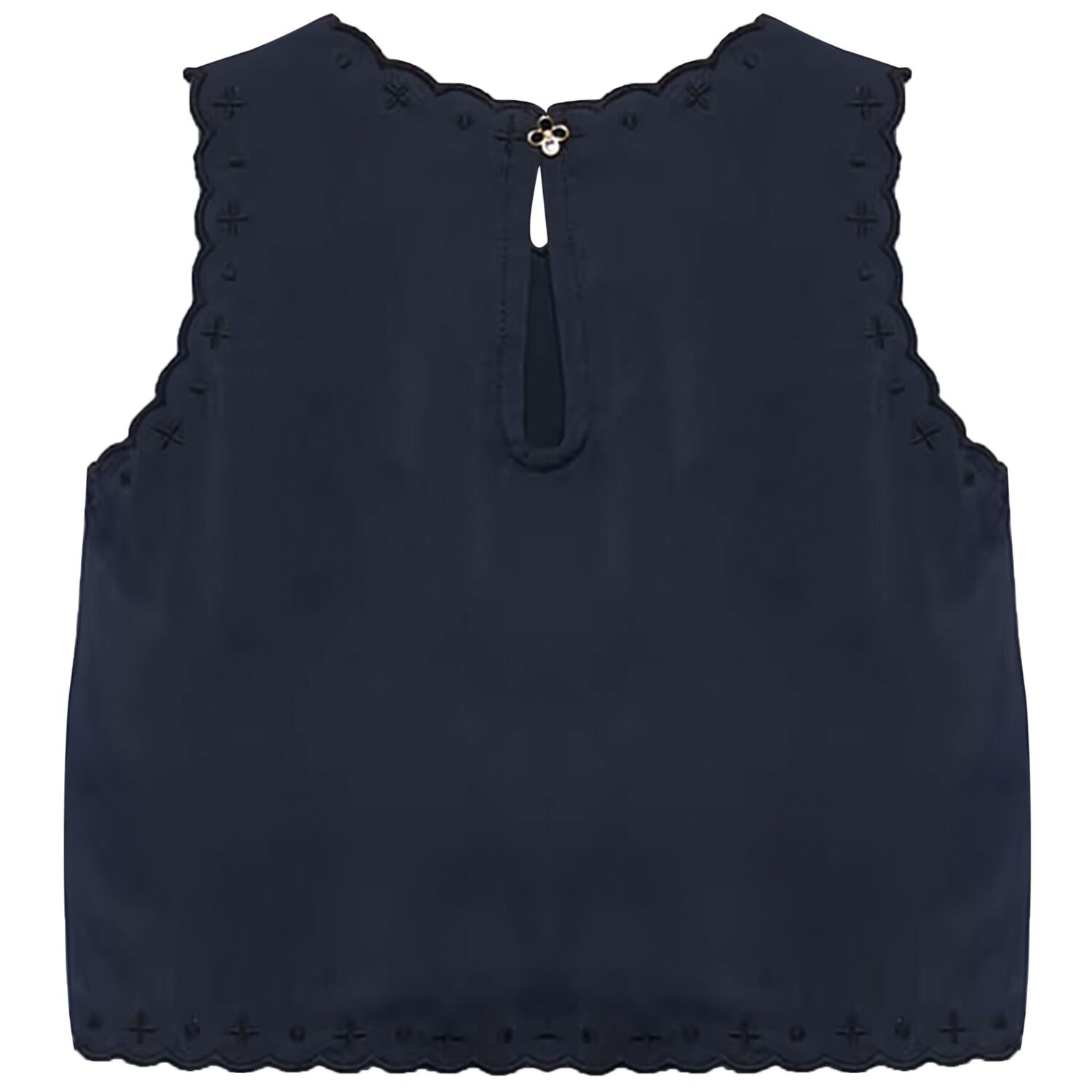 Girls Black Top, 1, hi-res