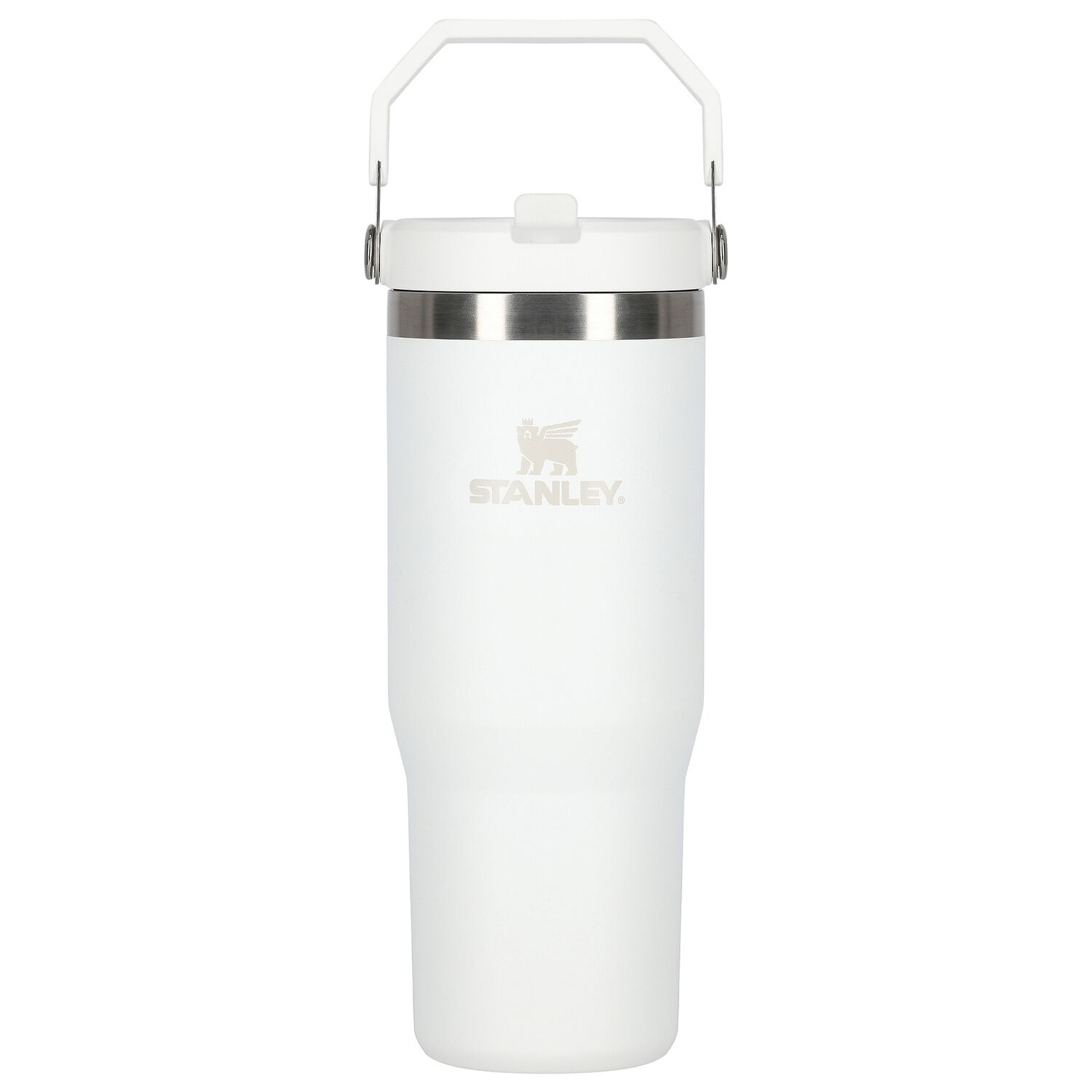 White Ice Flow Flip Straw Tumbler, 4, hi-res
