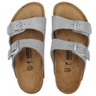 Girls Sparkling Silver Arizona Sandals , 1, hi-res