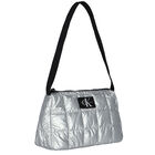 Girls Silver Logo Quilted Bag, 2, hi-res