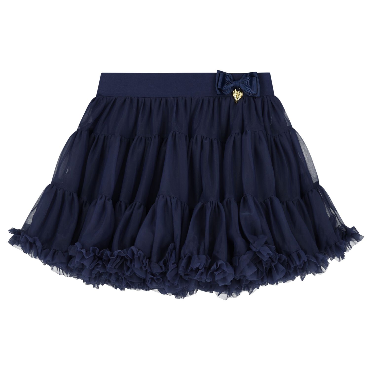 Girls Navy Blue Tulle Skirt, 4, hi-res image number null