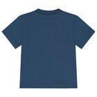 Blue Logo Baby Shorts Set, 1, hi-res