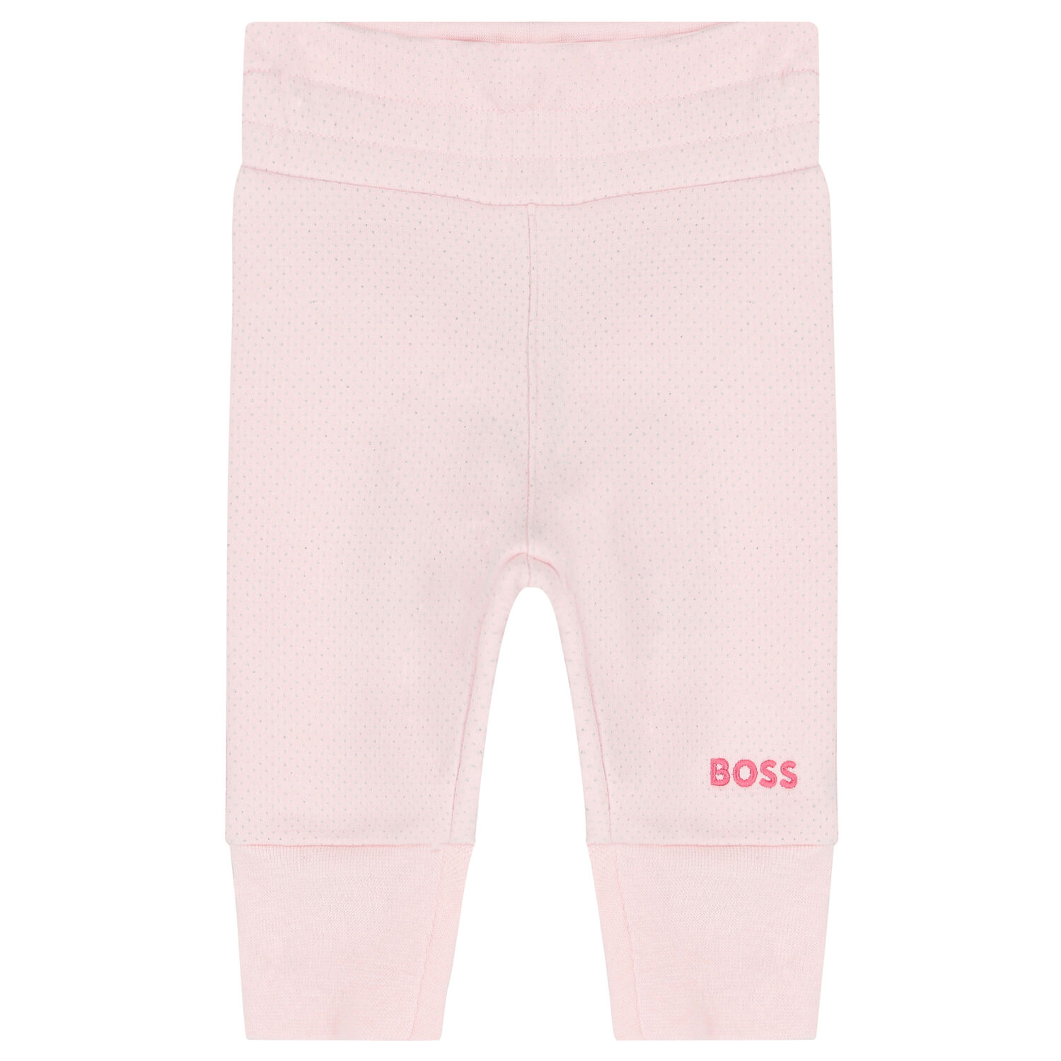 Baby Girls Pink Logo Trousers, 2, hi-res image number null