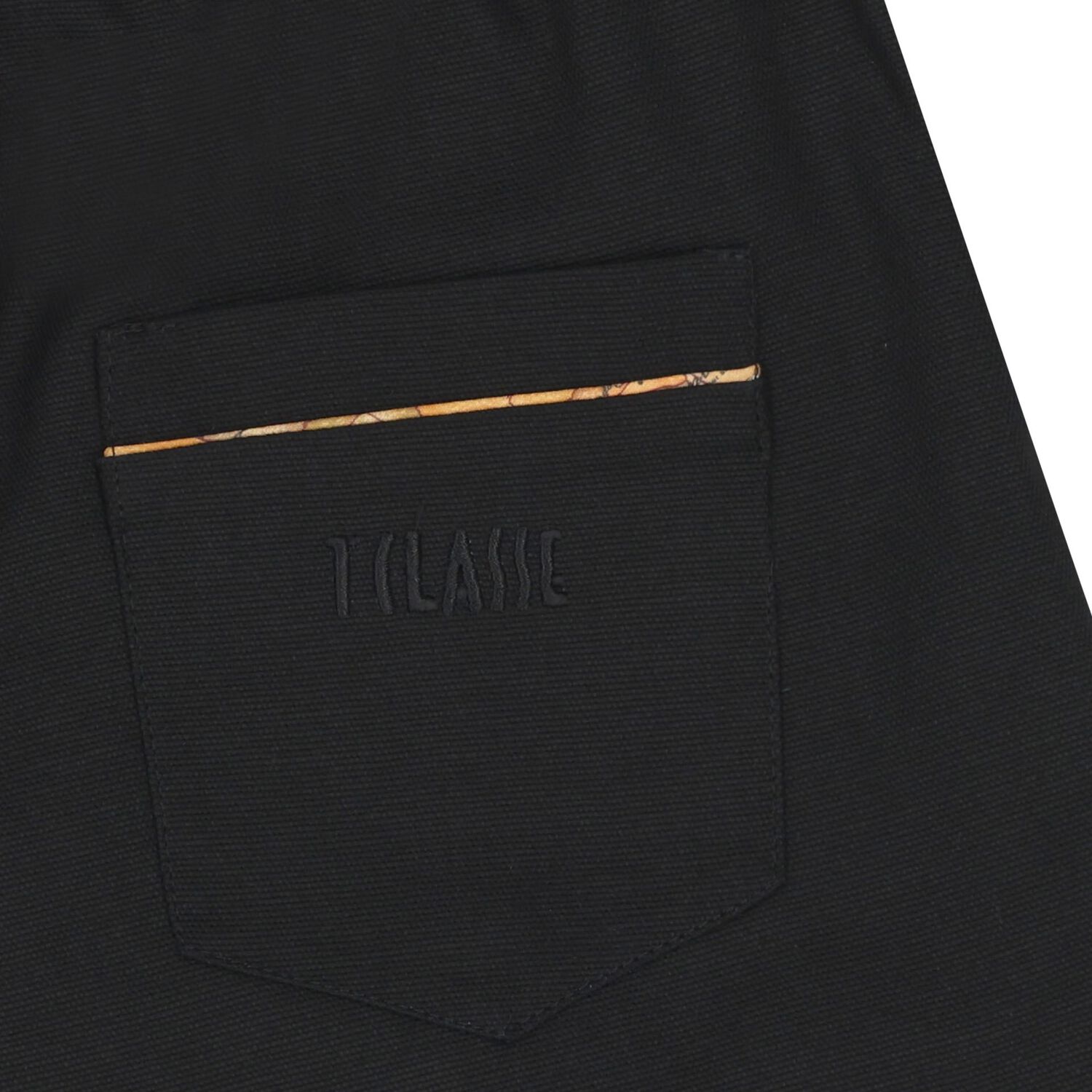 Boys Black Logo Shorts, 1, hi-res