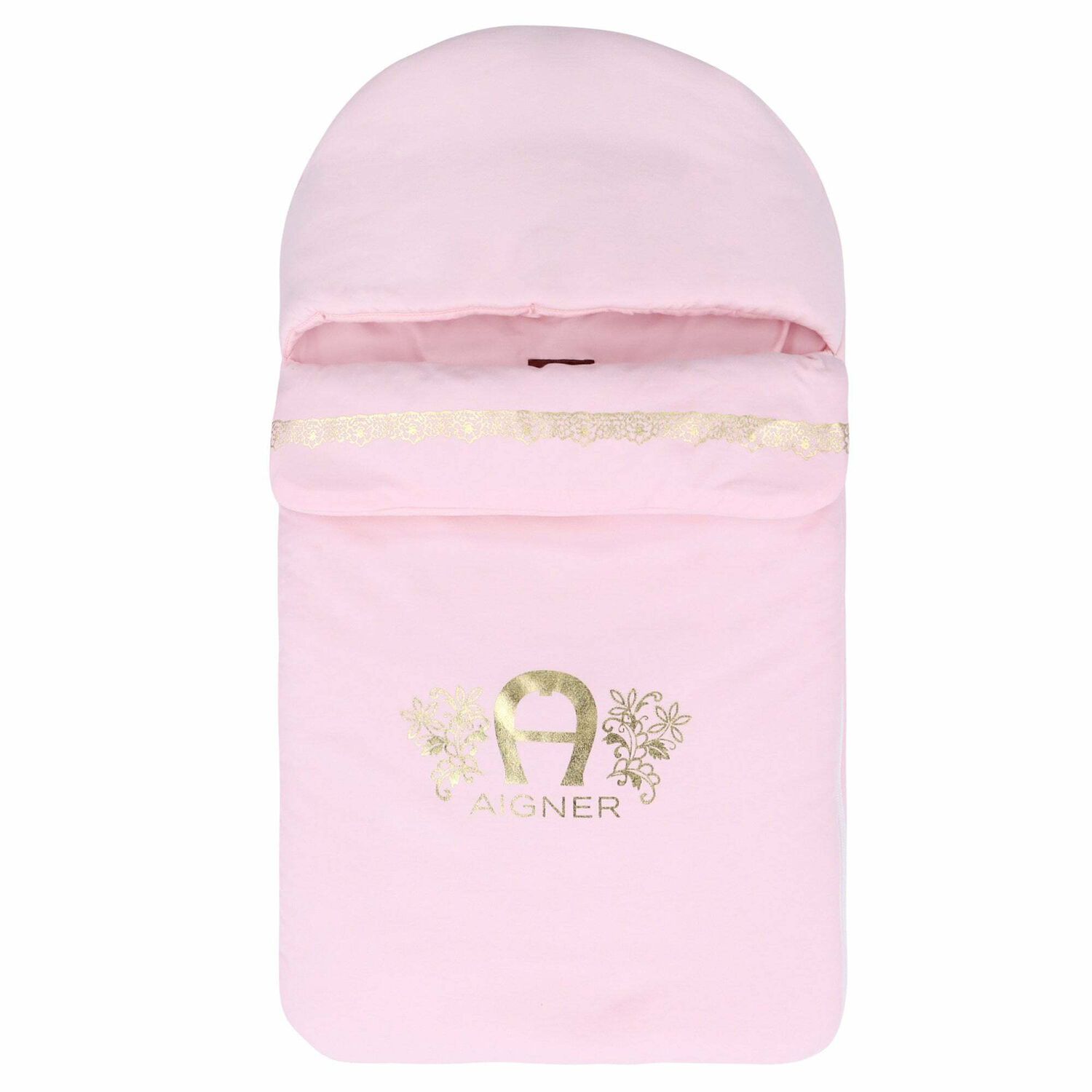 Baby Girls Pink & Gold Baby Nest, 2, hi-res