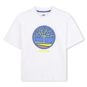 Boys White Logo T-Shirt