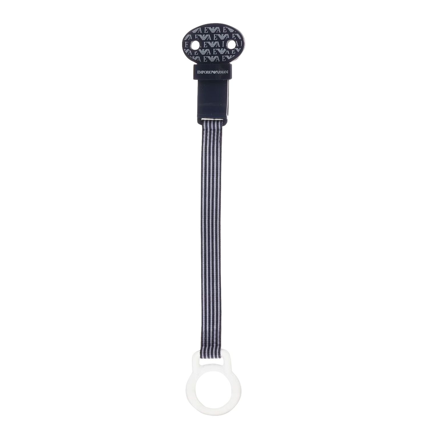 Baby Boys Navy Blue Dummy & Clip Set, 3, hi-res image number null