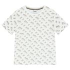 Boys White Logo T-Shirt, 2, hi-res