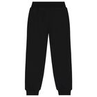 Boys Black Logo Joggers, 1, hi-res