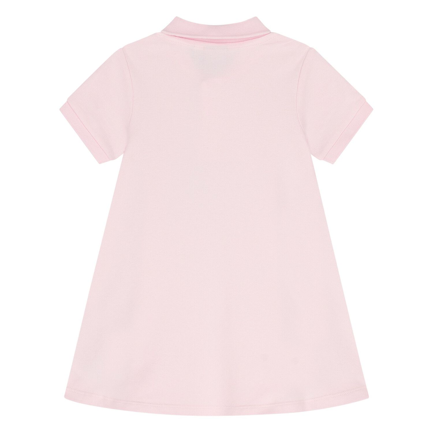 Baby Girls Pink Logo Polo Dress, 1, hi-res
