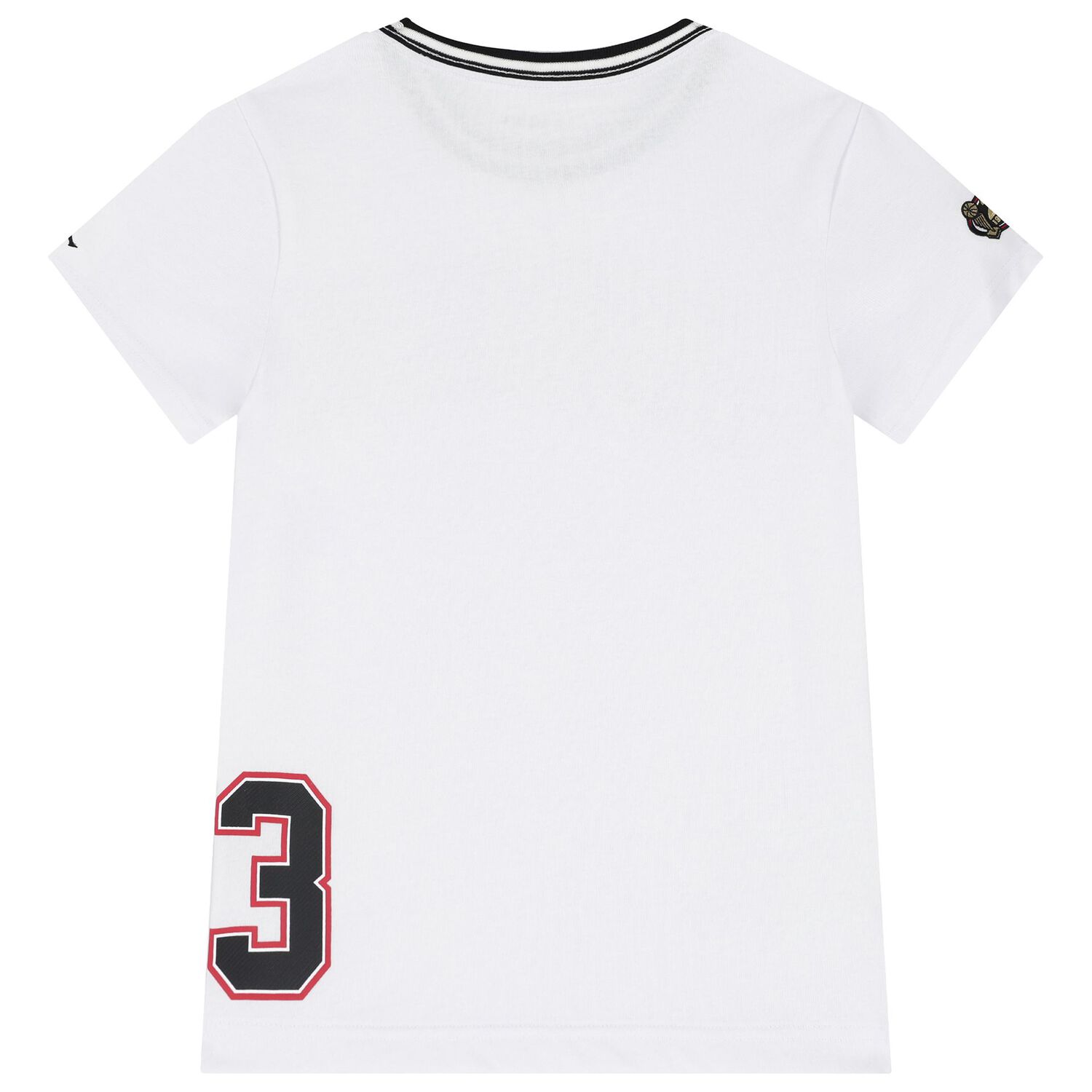 Boys White Jordan Logo T-Shirt, 1, hi-res