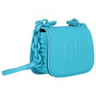 Girls Blue Logo Handbag, 1, hi-res