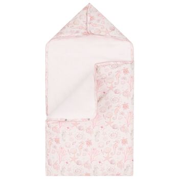 Baby Girls Pink Coral Shells Baby Nest