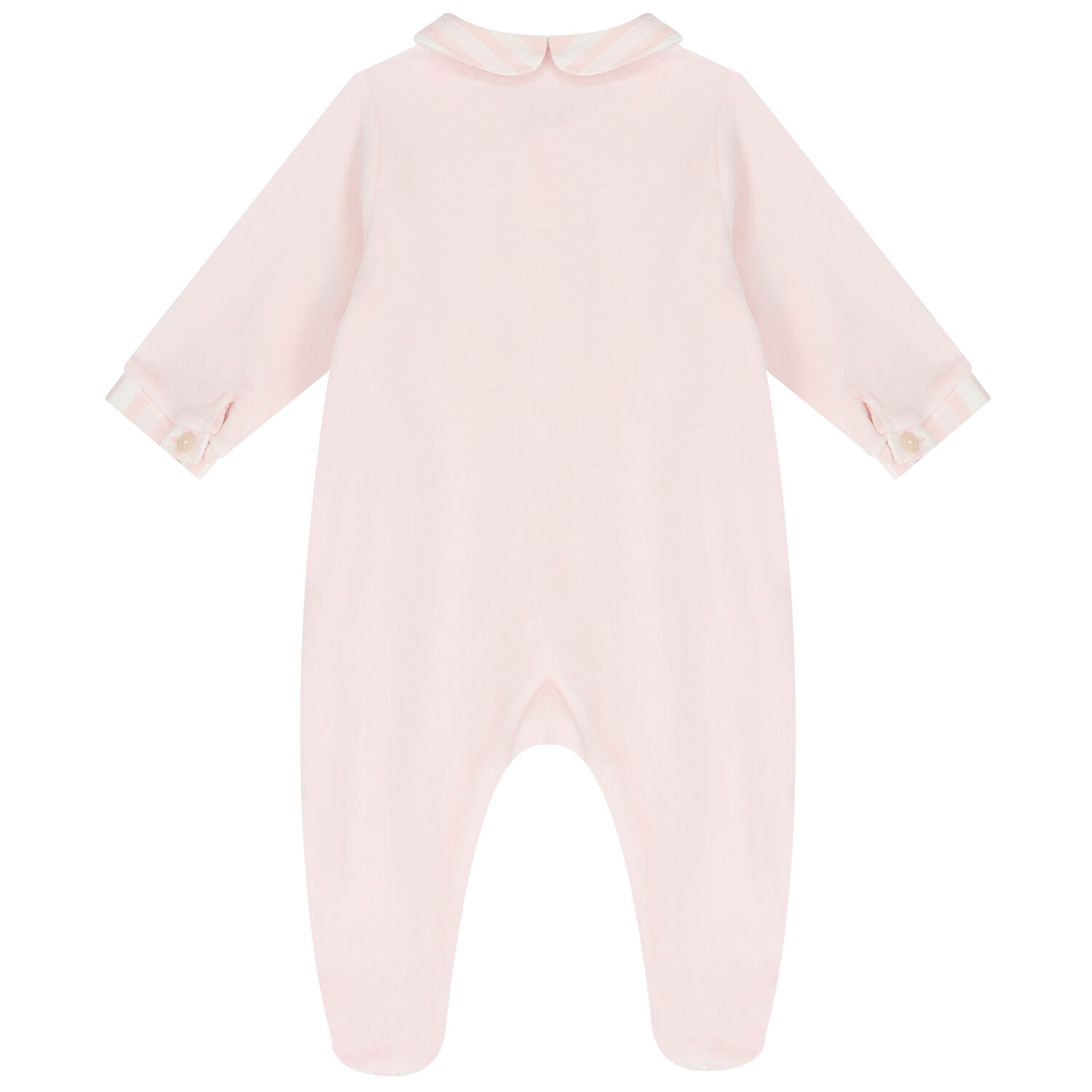 Baby Girls Pink Bear Babygrow, 1, hi-res image number null