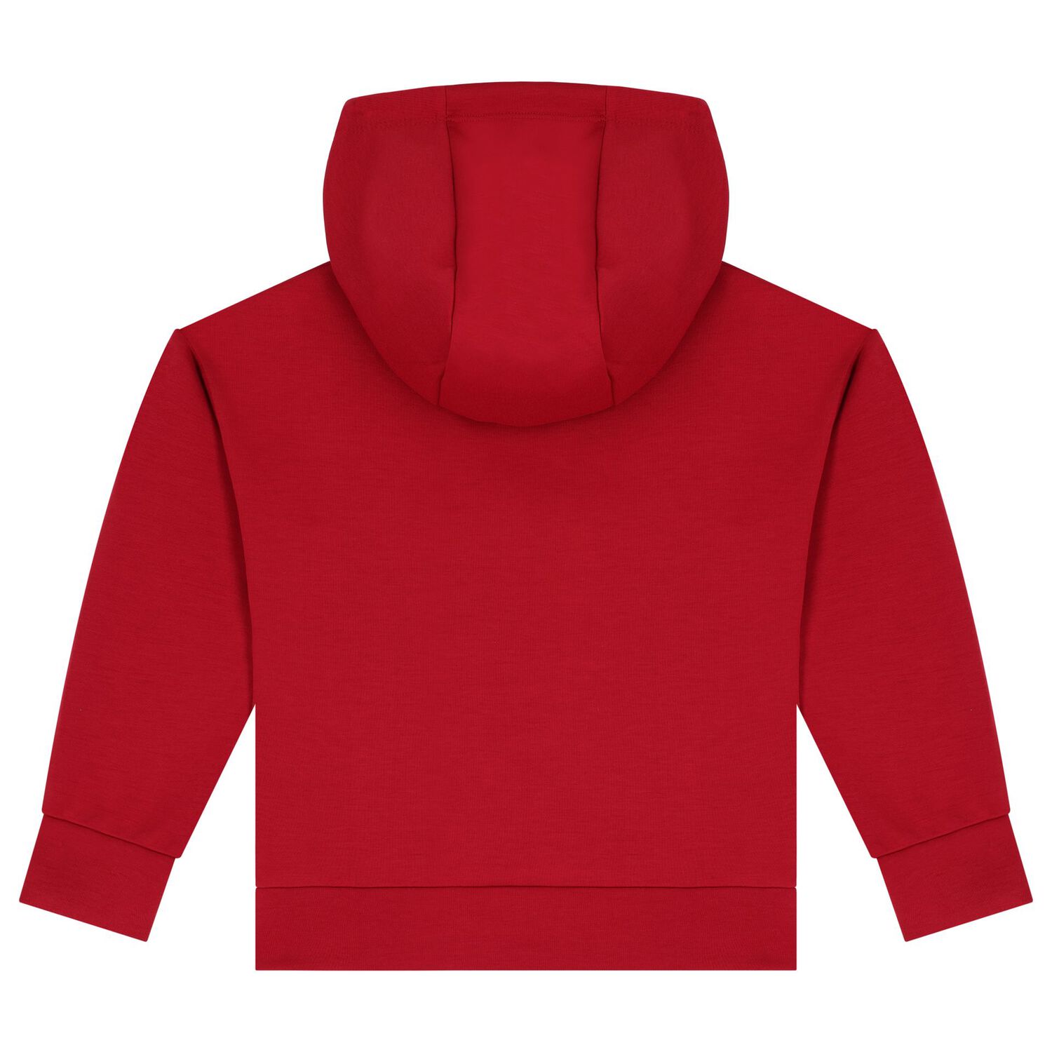 Girls Red Logo Hooded Top, 1, hi-res