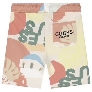 Boys Multi-Coloured Logo Shorts