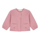 Baby Girls Pink & Ivory Bunny Tracksuit Set ( 3 Piece ), 1, hi-res